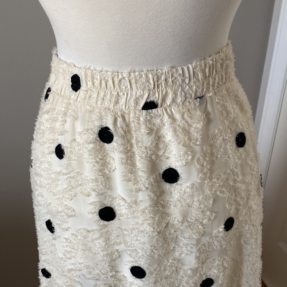 Anthropologie Eri + Ali Andrea Textured Polka Dots Midi Skirt - Picture 11 of 15